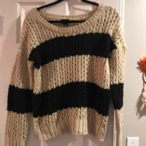 Wet seal stripped sweater